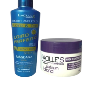 Escova Progressiva Loiro 300 ml +máscara Bluberry 300 Gramas Promoção