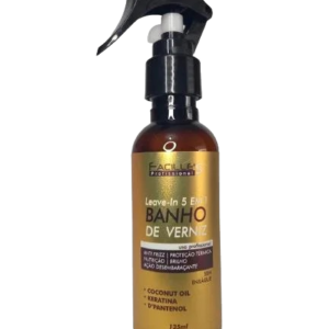 Leave-in 5 em 1 spray protetor térmico Banho de Verniz 135ml